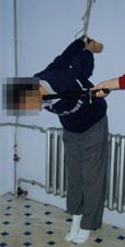 酷刑演示:背吊铐