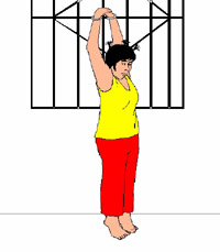 酷刑图:吊铐