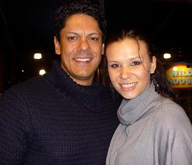 '影视与舞台演员舍恩•罗德里格(Shane C Rodrigo)与未婚妻、职业拉丁舞教师维拉迪亚•罗迪诺芙(Veladia Rodionov)'