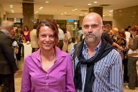 '高尔夫球冠军穆罕默德‧布优科菲莱特(Buyukfirat)和朋友古赞‧艾巴斯特(Aybasti)女士'