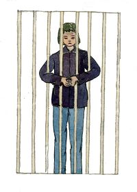 示意图:拇指铐酷刑