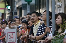 香港集会游行 各界支持法轮功(图)