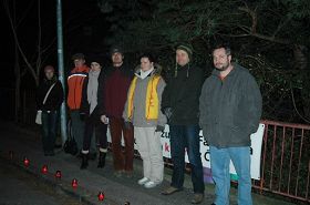 1月27日晚上,中使馆前,国会议员安德烈•道斯塔尔(Ondrej