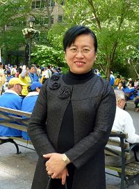 来自澳洲的栾爽:只要有机会我都来,直到迫害停止的那一天