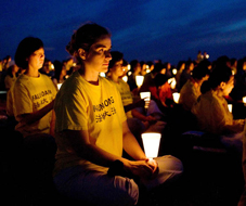 '法轮功学员烛光集会,2007年'