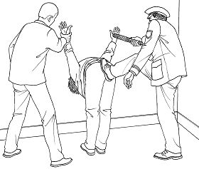 中共酷刑示意图:“飞”