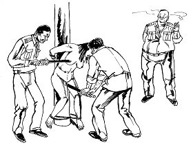 中共酷刑示意图:性虐待