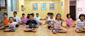 亲子学法班,炼法轮功功法