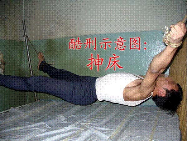 锁地环、上抻床 吉林刘伟再遭酷刑