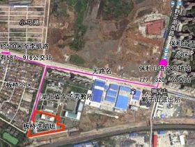 图1:湖北省板桥洗脑班路线图
