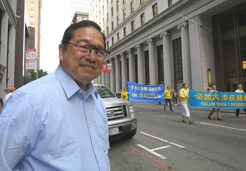 图4:律师Lau说,中共迫害法轮功,很让人遗憾。