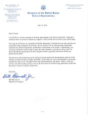 美国新泽西州联邦众议员比尔•帕斯克瑞尔(Bill