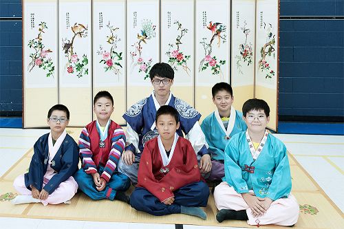 韩国文化日,学生们体验了韩国的传统文化