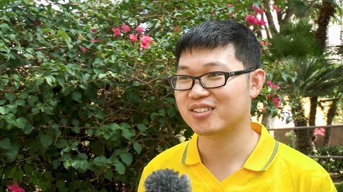 图:电脑工程师、法轮功学员张羽博。