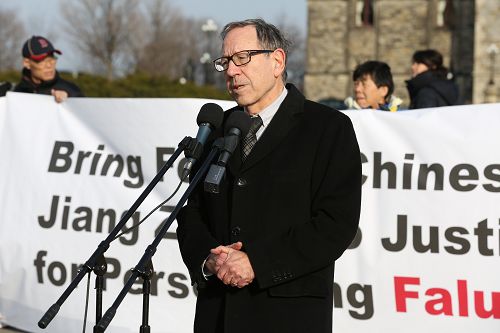 图9:加拿大前司法部长考特勒(Irwin Cotler)先生