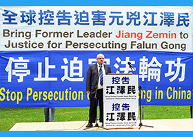 悉尼集会 声援二十万人诉江