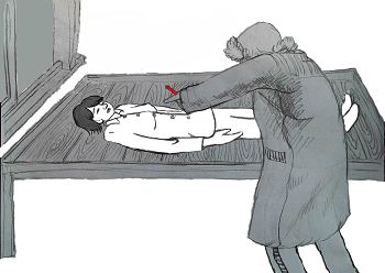 示意图:一闭上眼睛就戳醒