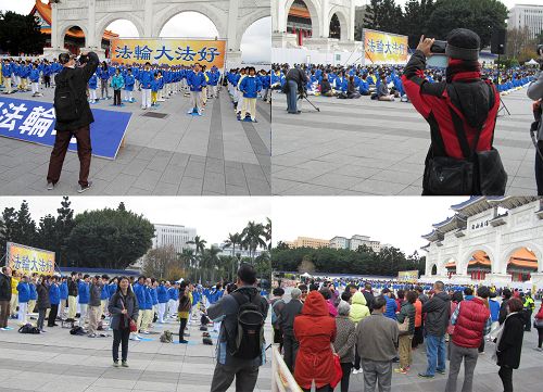 图2:盛大、祥和的场面吸引游客驻足观看、拍照留念、了解真相。
