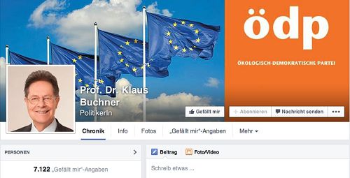 欧洲议会人权委员会议员克劳斯•布赫讷(Klaus Buchner)脸书截图