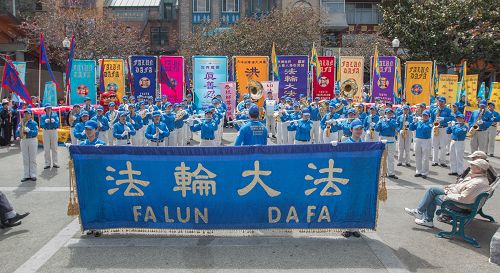 图:天国乐团精彩雄壮的演奏揭开了庆祝活动的序幕