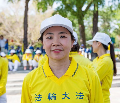 图3:兰婷修炼后,事事用法理做参照,用“真、善、忍”的标准来衡量,越修越年轻。