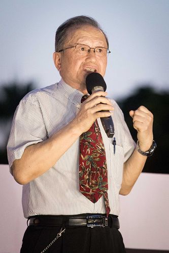 图5:高为邦表示要促使中共早日崩溃,便要揭发其真面目。