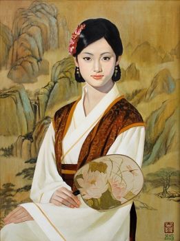 山魂汉韵(原准备参加新唐人电视台国际美术大赛的艾欣作品)