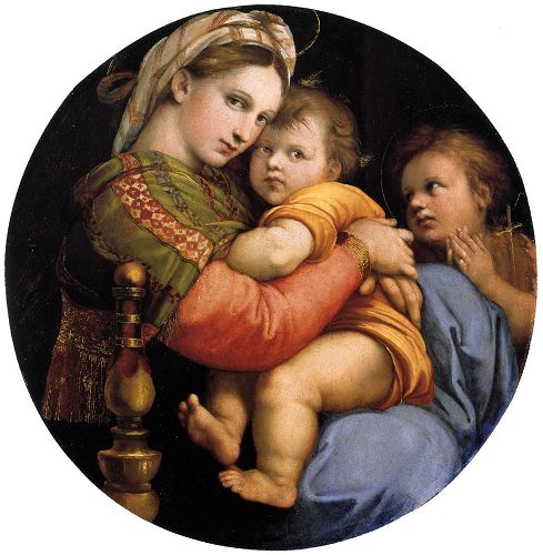 拉斐尔《椅中圣母》(La Vierge à la chaise)