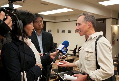 '图2:心脏移植之父诺曼·沙姆维的前助手夏皮诺(Jeff Shapiro)说,活摘法轮功学员器官的事实非常清楚,而且正在发生。'