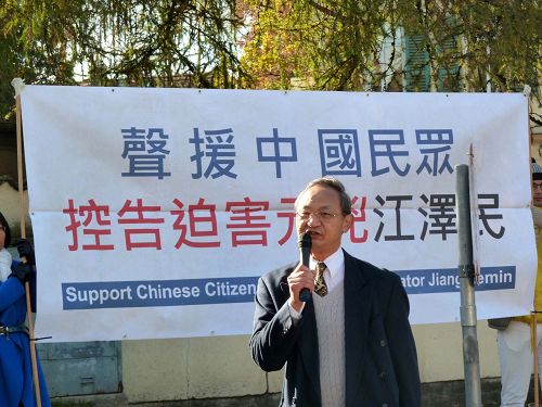 德国民主人士费良勇表示:必须揭开中共强摘器官的黑幕