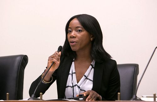 美国国会议员希拉•杰克逊•李(Sheila Jackson-Lee)的代表阿弗拉彦(Abiola Afolayan)