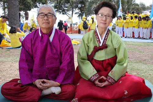 图12:韩裔修炼者朴永国和妻子朴承姬。