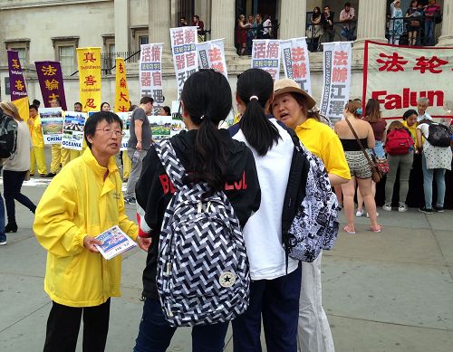 二零一六年七月十六日,两个大陆女生听闻真相后选择三退