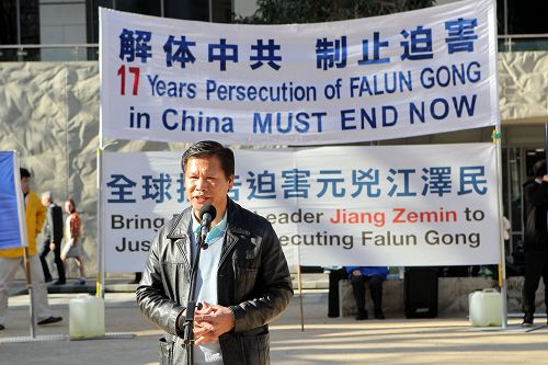 图11:墨尔本《天安门时报》总编阮杰先生