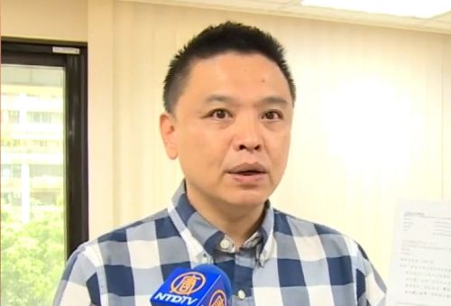 提案人之一,台北市议员洪健益呼吁:中共应立即停止迫害法轮功,尊重人权,跟上普世价值与标准才是真强国。