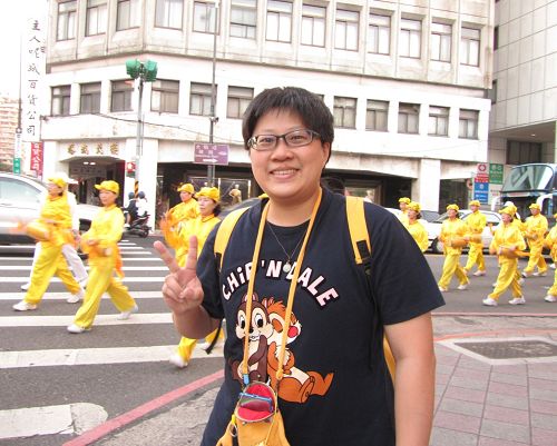 图5:施小姐看过神韵艺术团演出,表示非常认同“真善忍”。