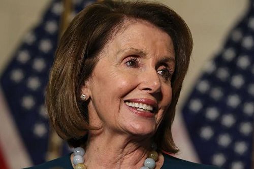 '图1:美国众议院少数党领袖来自加州的民主党人佩洛西(Nancy Pelosi)'