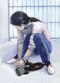 '酷刑演示:野蛮灌食  十八斤脚镣'
