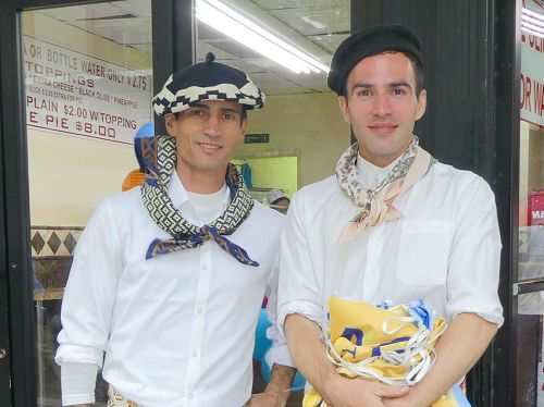 '图15:阿根廷法轮功学员 Marten Czertok (左)和 Francisco La Russa(右)'