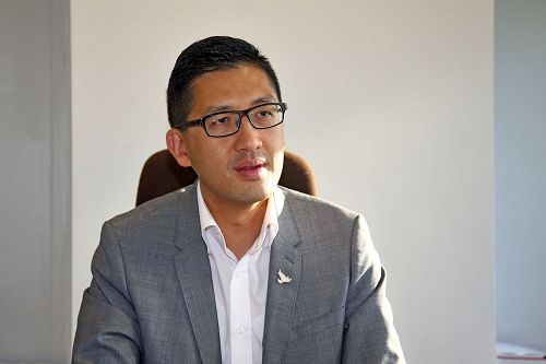 '图22:民主党立法会议员林卓廷。'