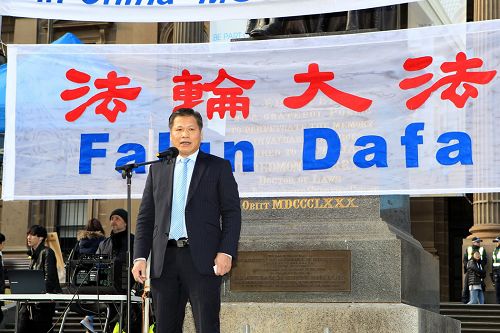 图6:《天安门时报》社长、总编阮杰先生。