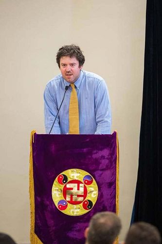 '图6:学员在发言'