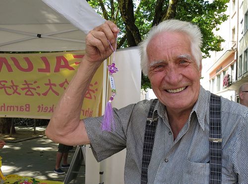 '图3:慕尼黑大学物理学家Hans Peter Jernss签名谴责中共迫害法轮功'