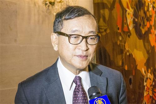 图4:前柬埔寨经济及财政部部长、反对党党魁萨姆翰西(Sam Rainsy)先生
