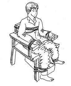 '酷刑演示:老虎凳'