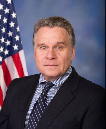 '图二:美国国会及行政当局中国委员会(CECC)共同主席、联邦众议员史密斯(Chris