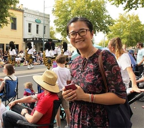 '图8:来自台湾的本迪戈居民陈女士。'