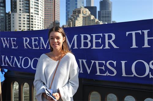 '图3:杰佛瑞(Abaylee Cuoper Jeoffray)表示希望早结结束迫害'