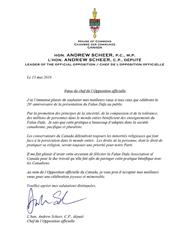 '图8:安省阿默斯特堡镇(Town of Amherstburg)镇长Aldo DiCarlo颁发褒奖,宣布法轮大法月'