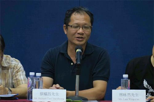 '图6:香港支联会副主席蔡耀昌'